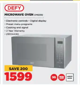 HiFi Corp DEFY - Microwave Oven - DM0390 offer