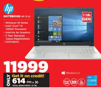 HiFi Corp Hp - Notebook - HP 15 i5 offer