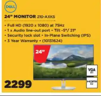 HiFi Corp DELL - 24" Monitor - 210-AXKS offer