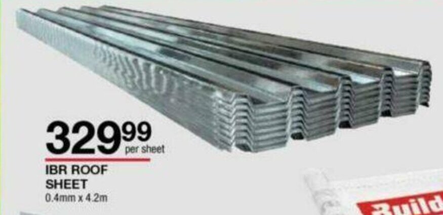 Pupkewitz Megabuild Hurry Various Lengths Of Zinc Roofing 59 OFF