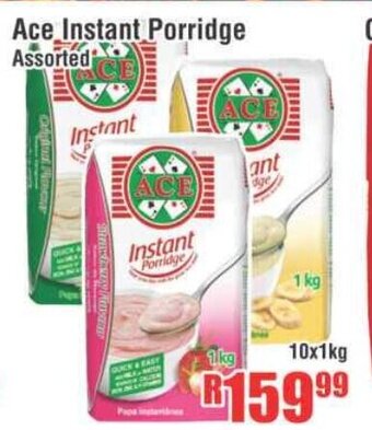 Ace Instant Porridge Assorted 10x1kg
