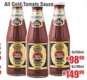 Devland Cash And Carry All Gold Tomato Sauce 6x350ml offer