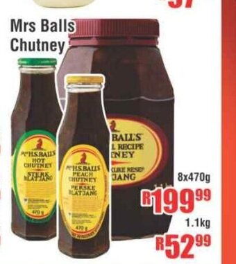 Devland Cash And Carry Mrs Balls Chutney 8x470g offer