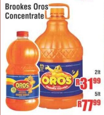 Devland Cash And Carry Brookes Oros Concentrate 2lt offer