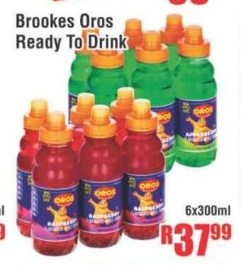 Devland Cash And Carry Brookes Oros Ready to Drink 6x300ml offer