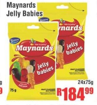 Maynards Jelly Babies 24x75g