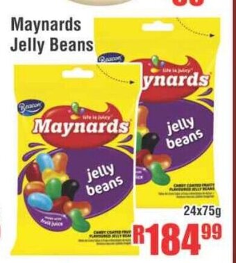 Devland Cash And Carry Maynards Jelly Beans 24x75g offer