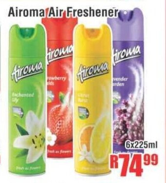 Devland Cash And Carry Airoma Air Freshener 6x225ml offer