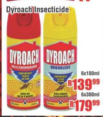 Devland Cash And Carry Dyroach Insecticide 6x180ml offer