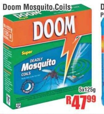 Devland Cash And Carry Doom Mosquito Coils 5x125g offer