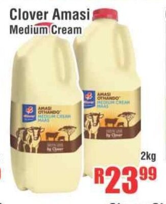 Devland Cash And Carry Clover Amasi Medium Cream 2kg offer