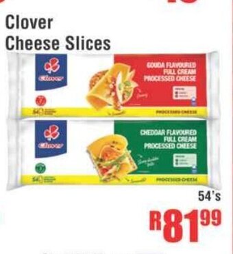 Devland Cash And Carry Clover Cheese Slices 54's offer