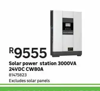 Leroy Merlin Solar power station 3000va 24vdc cw80a offer
