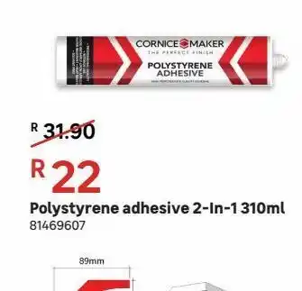 Leroy Merlin Polystyrene adhesive 2-in-1 310ml offer