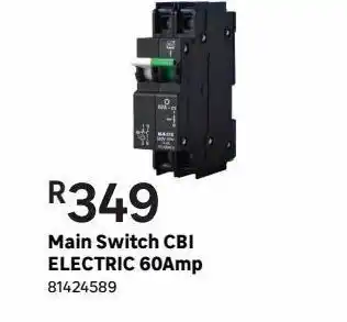 Leroy Merlin Main switch cbi electric 60amp offer