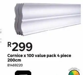 Leroy Merlin Cornice x 100 valñue pack 4 piece 200cm offer
