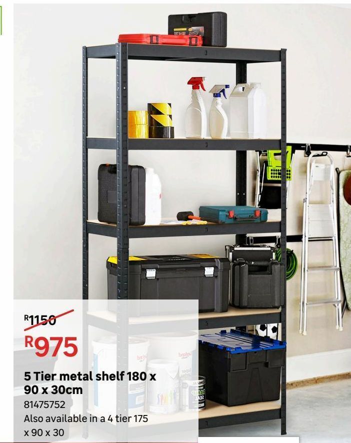 Metal shelving offer at Leroy Merlin