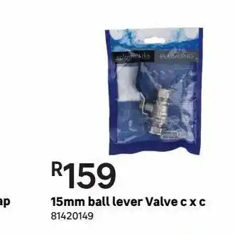 Leroy Merlin 15mm ball lever valve c x c offer