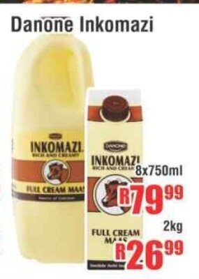 Devland Cash And Carry Danone Inkomazi 8x750ml offer