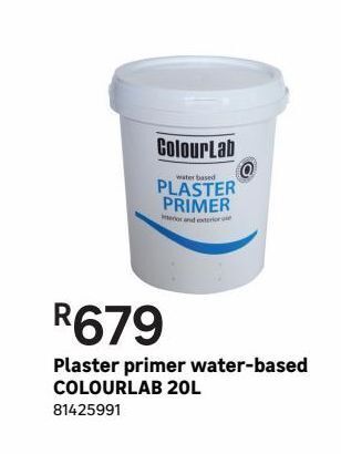 Leroy Merlin Plaster primer water-based colourlab 20l offer