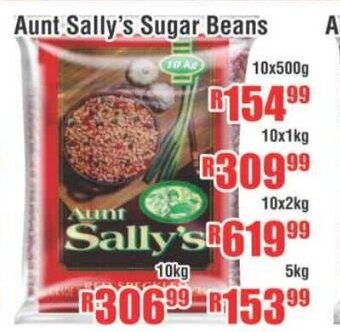 Devland Cash And Carry Aunt Sally's Sugar Beans 10x500g offer