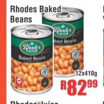 Devland Cash And Carry Rhodes Baked Beans 12x410g offer