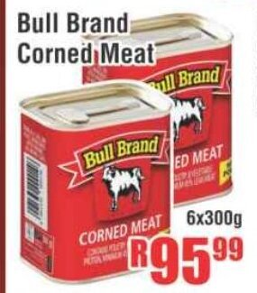 Devland Cash And Carry Bull Brand Corned Meat 6x300g offer