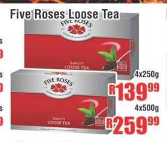 Devland Cash And Carry Five Roses Loose Tea 4x250g offer