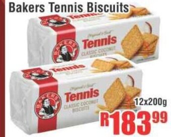 Devland Cash And Carry Bakers Tennis Biscuits 12x200g offer