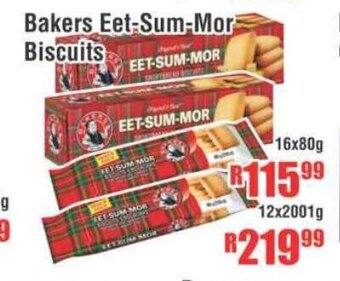 Devland Cash And Carry Bakers Eet-Sum-Mor Biscuits 16x80g offer