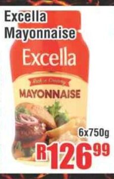Devland Cash And Carry Excella Mayonnaise 6x750g offer
