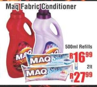 Devland Cash And Carry Maq Fabric Conditioner 500ml Refills offer