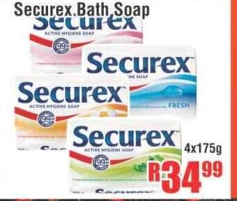 Devland Cash And Carry Securex Bath Soap 4x175g offer