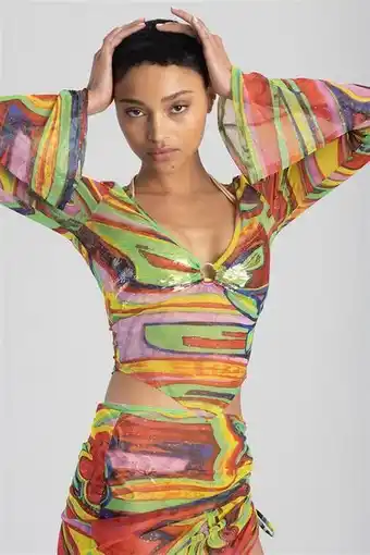 Top with ring detail