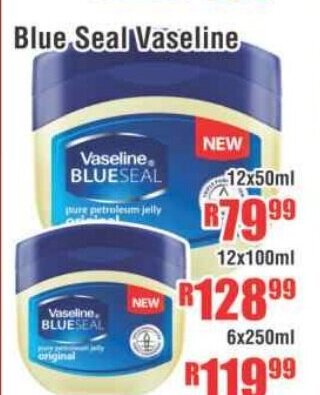 Devland Cash And Carry Blue Seal Vaseline 12x50ml offer