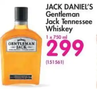 Makro’s liquor Jack Daniel's Gentleman Jack Tennessee Whisky 750ml offer