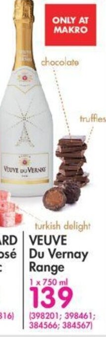 Veuve Du Vernay Range 750ml