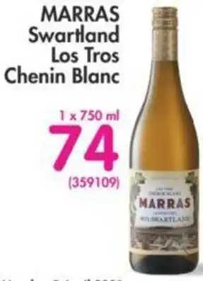 Makro’s liquor Marras Swartland Los Tros Chenin Blanc 750ml offer