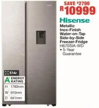 House & Home Hisense Metallic H670SIA-WD offer