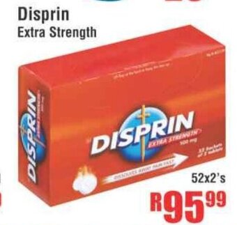 Disprin Extra Strength 52x2's