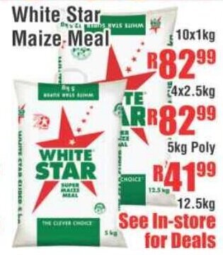 White Star Maize Meal 10x1kg