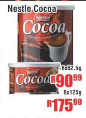 Devland Cash And Carry Nestle Cocoa 6x62.5g offer