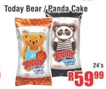 Today Bear / Panda Cake 24's