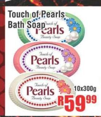Touch of Pearls Bath Soap 10x300g