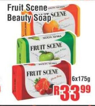 Devland Cash And Carry Fruit Scene Beauty Soap 6x175g offer