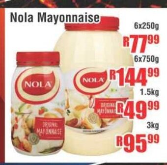 Devland Cash And Carry Nola Mayonnaise 6x250G offer