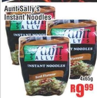 Aunt Sally's Instant Noodles 4x65g