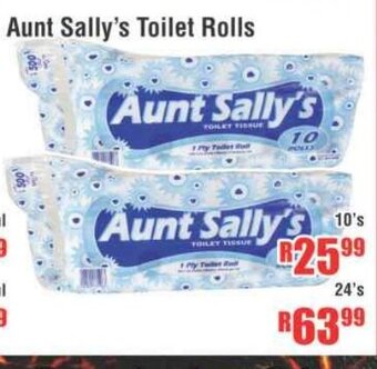 Devland Cash And Carry Aunt Sally's Toilet Rolls 10's offer