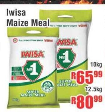 Devland Cash And Carry Iwisa Maize Meal 10kg offer