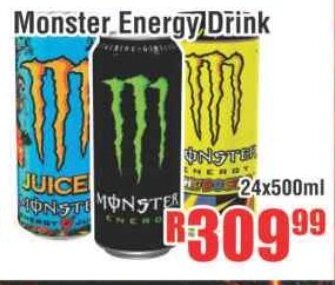 Devland Cash And Carry Monster Energy Drink 24x500ml offer